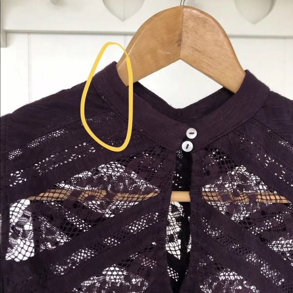 Anthropologie Deletta Brenta Burgundy Top XSP - Picture 6 of 7